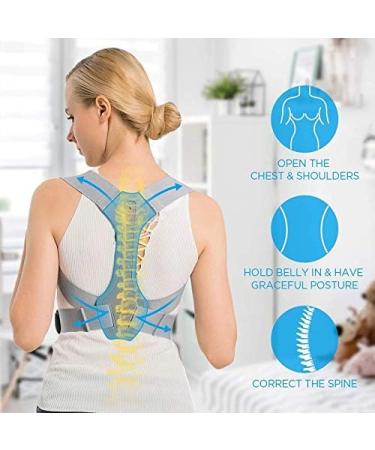 DFHBFG Posture Back Corrector Belt - Clavicle & Spine Support for Improved Comfort | Small Size - Buy Online on GoSupps.com