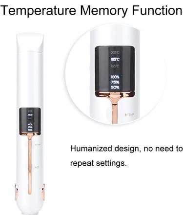 Professional USB Charging Mini Electric Hair Straightener & Curler - Cordless Hair Styling Tool for Effortless Waves & Sleek Hair - Buy Online on GoSupps.com