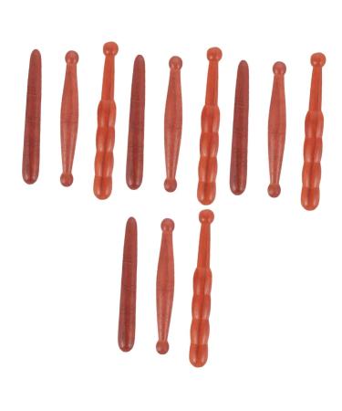 Clispeed 12 STK acupressure stick acupressure rod massage massage devices actually manual massage device foot massager massage stick massager for home neck stick wood massage tab