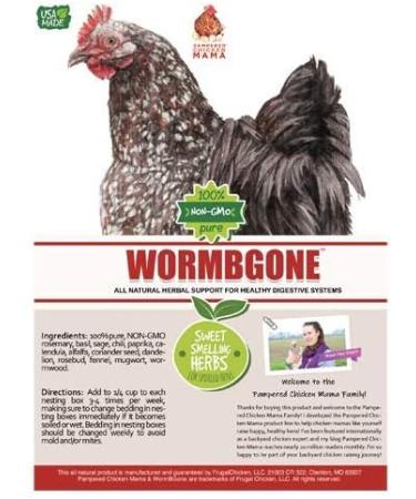 Non-GMO Backyard Chicken Nesting Herbs (8 oz 0.25 Kilo) - Naturally Keep A Clean Coop Your Hens Will Love Backyard Chicken Supplies Backyard Chicken Feed WormBGone 227 g (Pack of 1) - Buy Online on GoSupps.com