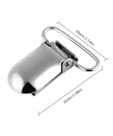 Metal Pacifier Clips - 8 Pack Duck Beak Insert Holder Strap for Babies | Secure & Stylish Baby Pacifier Chains - Buy Online on GoSupps.com