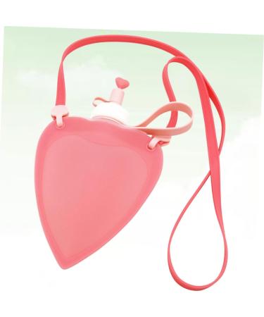 UPKOCH Waterbottle water bottle pink water bottle for Collapsible Kettle container flexible travel Drink bottle Water Bottles 21.8X13.5 cm Pink - Buy Online on GoSupps.com