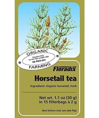 Floradix Organic Horsetail Herbal Tea 15 Bags - Buy Online on GoSupps.com