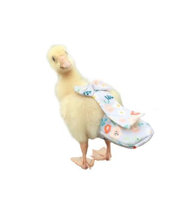 HEZHUO Duck Diapers, Chicken Diapers, Special Diapers for Poultry, Chicken, Duck and Goose Waterproof, Adjustable, Washable and Reusable Diapers,Poultry Supplies, Duck Supplies S:0.1kg-0.2kg