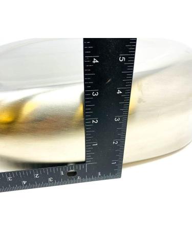 Stainless Steel Bedpan for Adults - Portable Lightweight Design - 14 x 11 3/8 with Rolled Edges - Smooth Finish - Unisex - Buy Online on GoSupps.com