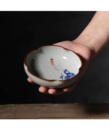 Fruit Bowl Snack Containers Hand Drawn Dipping Dishes Japanese Style Ceramic Seasoning Plate Vinegar Kitchen Dipping Bowl Appetizer Sushi Serving Plate Breakfast Bowls (Color : D) (E) - Buy Online on GoSupps.com