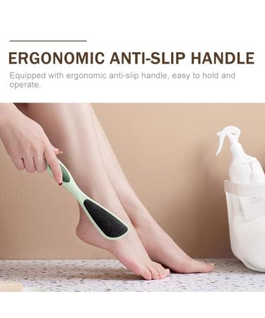 Minkissy 2-Piece Foot File Callus Remover Set - Retro Pedicure Scraper for Wet & Dry Feet (Green) - Best Dead Skin Remover for Smooth Feet - Buy Online on GoSupps.com