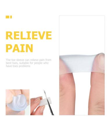 Healeved 10pcs Toe Separator & Protector Set - Silicone Toe Caps for Blisters, Ingrown Toenails, Toe Guard Sleeves - Buy Online on GoSupps.com
