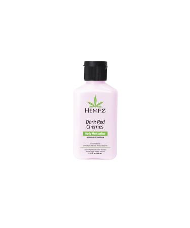 Hempz Mini Cherry Lotion Ultra Hydrating Moisturizer for Body and Hands Dark Red Cherries travel friendly 2.25 oz.