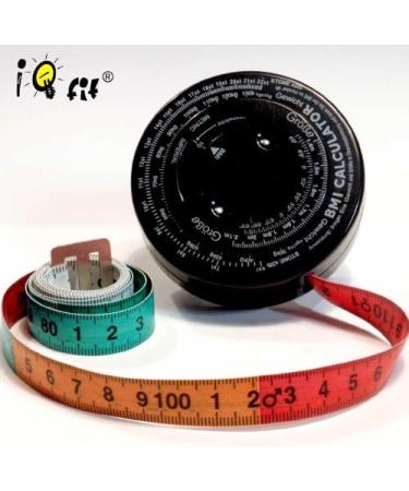 Buy BMI Tape Measure Black Edition - Accurate Health Measurement with German Labeling - Buy Online on GoSupps.com