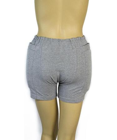 JAYIOLA Women Soft Hip Shorts Elderly Fall Injury Prevention Aid Grey Gray M Medium Gray - Buy Online on GoSupps.com
