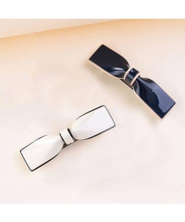 Medium-Sized Hair Clips for Women | Retro Ponytail Automatic Acrylic Hair Clips Set for Thin to Thick Hair - Buy Online on GoSupps.com