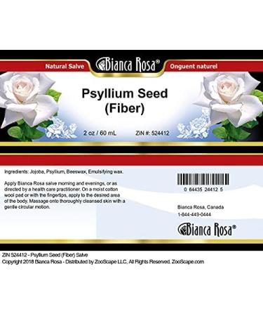 Bianca Rosa Psyllium Seed (Fiber) Salve (2 oz ZIN: 524412) - 2 Pack - Buy Online on GoSupps.com