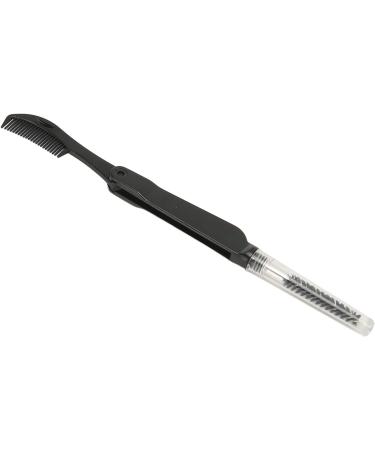 Verdant Touch Double Head Eyebrow Brush Double Head Eyebrow Eyelash Comb Foldable Portable Brow Mascara Brush Women's Makeup Grooming Tool Black - Buy Online on GoSupps.com
