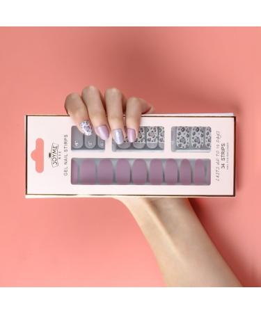 GoBudsGo 34PCS Nail Strips - UV Free Color Street Nail Stickers | Easy Application & Removal | 12 Sizes & Accessories Included - Buy Online on GoSupps.com