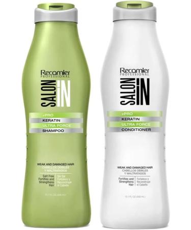 Recamier Salon In Shampoo y Acondicionador Ultra Force (pack 2) Salon In 300mL Shampoo Recamier Y Acondicionador Recamier Ultra Force Salon In - Buy Online on GoSupps.com