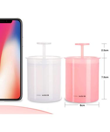 KOVCOAP Foam Maker for Face Wash - Cleanser Foam Maker for Deep Skincare - 2 Piece Set (Pink and White) - Buy Online on GoSupps.com
