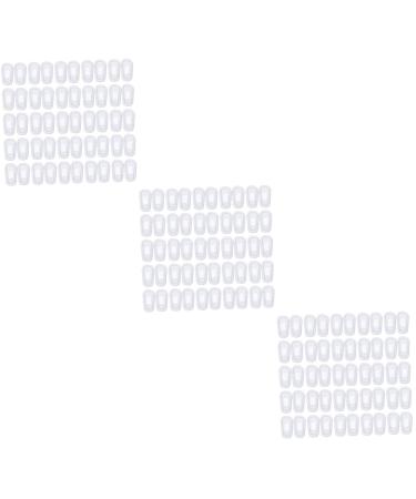 Healeeved 75 pairs glasses nose pads Glasswear drinking glasses Schnapps glasses glasses Pads glasses pads nose nose glasses nose pad replacement replacement glasses nose pads accessories pebbles universal white 2x3stk 1.5x0.7cmx3pcs