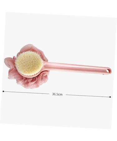 Hemoton Pink Bath Sponge Brush - Exfoliating Loofah Scrubber for Back Cleaning - Buy Online on GoSupps.com