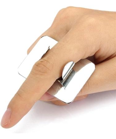 Tumnea Nail Mixed Palette - Stainless Steel Ring Manicure Tool | Eyeshadow Color Mixing Palette for Nail Polish & Foundation - Buy Online on GoSupps.com