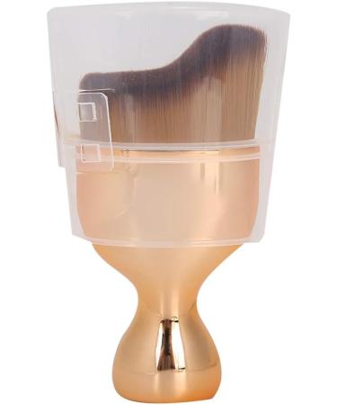 Makeup Brush Curve Yellow Black Portable Foundation Brush for Women Girls - Buy Online on GoSupps.com