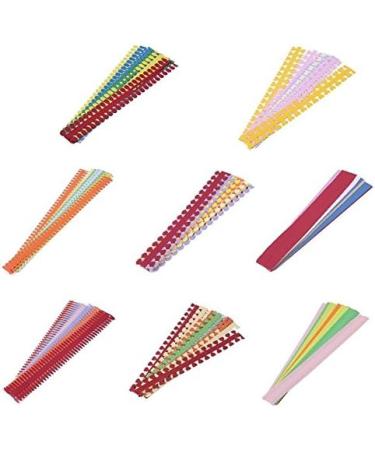 ODETOJOY Flower Quilling Paper Strips Craft Kit - 40PCS, 8 Patterns for Scrapbooking with Embossing Tool - Buy Online on GoSupps.com
