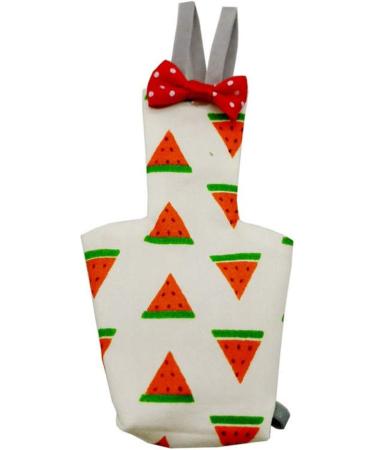 Yushu - Pet Adjustable Diaper Suit Parrot Diaper with Bow Tie Cute Colorful Fruit Floral for Cockatiel Pigeons Pet Birds Parrot Flight Suit Clothes Washable - Buy Online on GoSupps.com