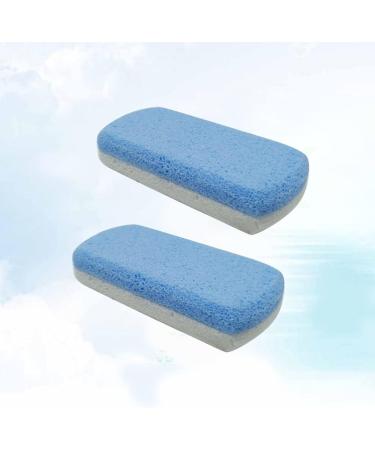 HEALLILY 2pcs Glass Pumice Stone Pedicure feet Stone for Feet Double Side Hard Skin Callus Remover Scrubber Cleaning As Shown 1 count (Pack of 1) - Buy Online on GoSupps.com