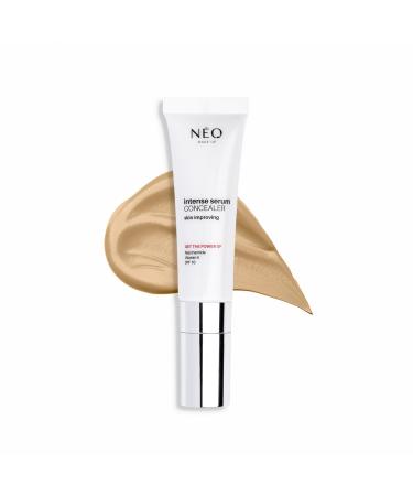 NEO MAKE UP Anti Cerne Fond de Teint - Intense Serum Concealer - Beauty Highlighter - Correcteur Maquillage - Fond de Teint Couvrant Imperfections - 03 Natural