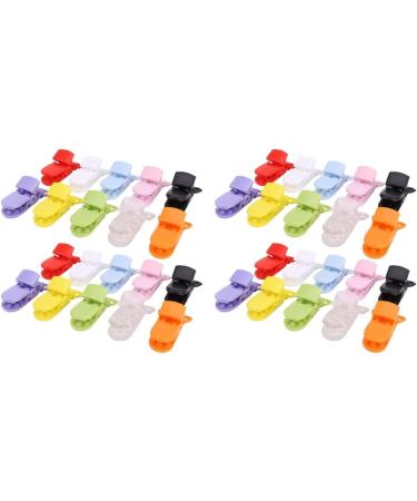 DOITOOL 100 pcs Plastic Baby Teether Toy Pacifier Clips - Soother Toy & Pacifier Suspender for Infants - Buy Online on GoSupps.com