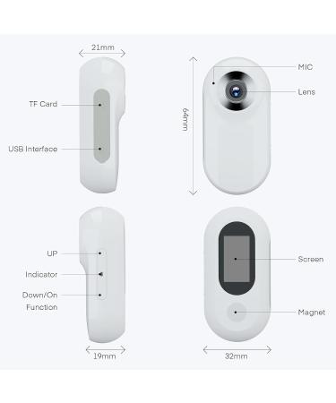 ZJRUI Cat Collar Camera with 128GB SD Card HD 1080P Dog Collar Camera Thumb Camera Outdoor Action Camera with Video Records Mini Wireless Body Cam for Pet Supplies Indoor and Outdoor (With Collar) - Buy Online on GoSupps.com