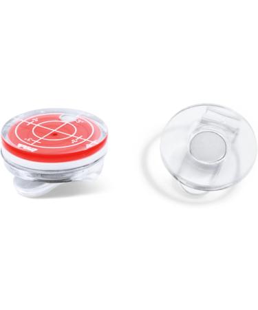 PGM Ball Markers Hat Clip Golf Putting Aid Set 2-Pack (Red & Blue) - High Precision Round Bubble Level Reader - Buy Online on GoSupps.com