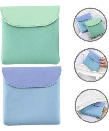 Buy Healeeved Small Tampon Bag - Stylish Period Storage for Students | Mint Cushion Holder & Prochet Design - Buy Online on GoSupps.com