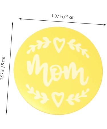Amosfun 20pcs Cake Decorations Mothers Day Acrylic Mirror Dessert Topper Mother Circle Engraved Disc Mom Cupcake Toppers Acrylic Mirror Disc Mama Bride Baby Food Mirror Plate Golden 5x5cm - Buy Online on GoSupps.com