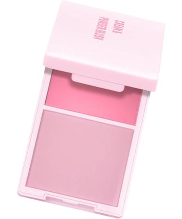 Bestvisse 2 in 1 Cream and Powder Blush Palette Compact Makeup for Long-Lasting Natural Color and Smooth Application - Buy Online on GoSupps.com