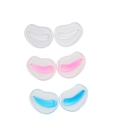 NOLITOY 3 Pairs High Heel Insoles Comfortable Shoe Inserts Silicone Gel Foot Care Insoles Plantar Metatarsal Silicone Half Insoles Bunion Pads Half Shoe Pads Damping Forefoot Pad