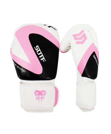 SOTF Bag Gloves for Men Boxing Gloves Heavy Bag Training Gloves for Women MMA pink 12oz