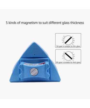 QTYUERGK Magnetic Window Cleaner Magnets Glass Wiper Indoor and Outdoor Glass Pane Cleaning | Single Double|Adjustable Surface Brush Cleaners - Buy Online on GoSupps.com