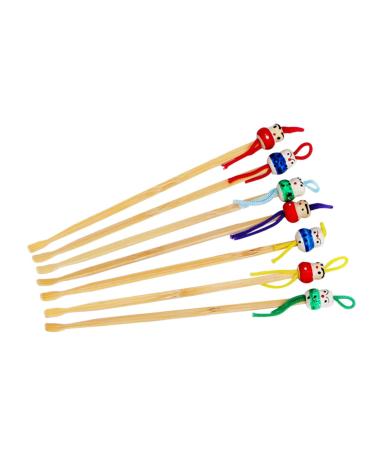 Homoyoyo 12pcs Hanging Ear Cleaners Adorable Wooden Ear Wax Removers for Random Colors Lightweight and Creative Design for Family Use