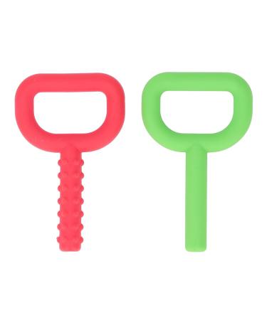 Sensory Chew Toys Set - 2 Stretchy Silicone Hand Held Chew Toys for Autism & SPD - Buy Online on GoSupps.com