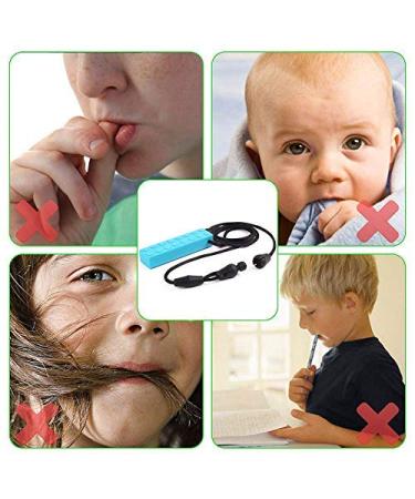Kids Teething Silicone Chewing Necklace & Pencil Topper Set (4 Pieces) - Buy Online on GoSupps.com