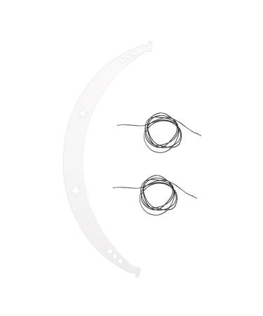 SKISUNO Eyebrow Measurement Ruler 1set Positioning Nose Auxiliary Shape Assist Face Eyebrow Beauty Measurement Measuring