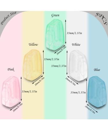 Zelhyeuu 5-Piece Portable Toothbrush Protective Cover Set - Ideal for Travel Camping and School - Buy Online on GoSupps.com