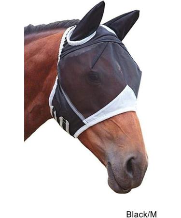 gosduiwip Breathable and Easy to Fly Mask for Horses - Stay Protected All Day Long Comfortable Polyester Horses Accessories Black M M Black - Buy Online on GoSupps.com