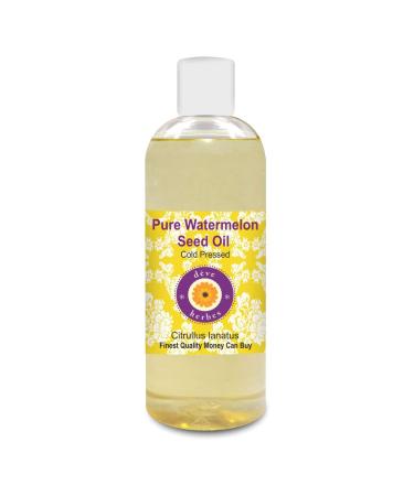 DEve Herbes Pure watermelon seed oil (Citrullus Lanatus) natural therapeutic quality cold pressed 200ml (6.76 oz) 200 ml (1 Pack)