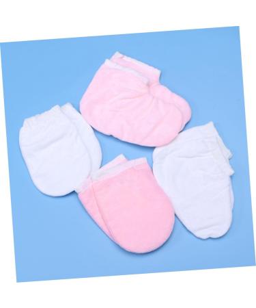 FOMIYES 4 Pairs Bath Mitt Glove Paraffin Wax Mitts and Booties Cloth Gloves Booties Paraffin Bath Gloves for Wax Bathing Accessories Beauty Accessories Gloves Hand Product M As Shown - Buy Online on GoSupps.com