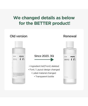 Anua Heartleaf 77% Soothing Toner | pH 5.5 Skin Trouble Care | Calming, Refreshing, Hydrating | Vegan Korean Skincare (250ml) - Buy Online on GoSupps.com