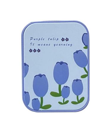 Travel etui's mini holder kits including distant tools with tweezers travel case storage set cute small purple Große Tulpe
