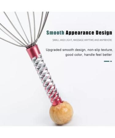 Head Massage Spider - Ultimate Relaxation & Healthy Scalp with Metal Arm Nubs (RED) | International Shipping Available - Buy Online on GoSupps.com