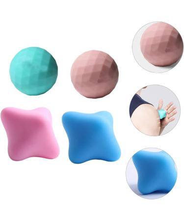Fascia Ball Roller Massage Device - Ultimate Foot Massager for Health Yoga & Muscle Relief | Handheld Massage Balls for Menstrual & Gym Use - Buy Online on GoSupps.com